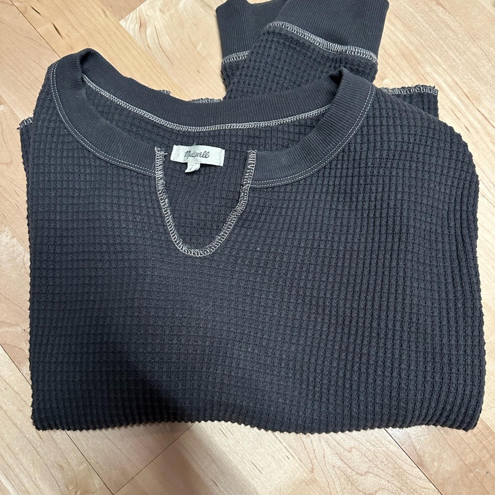 Madewell Long Waffle Shirt
